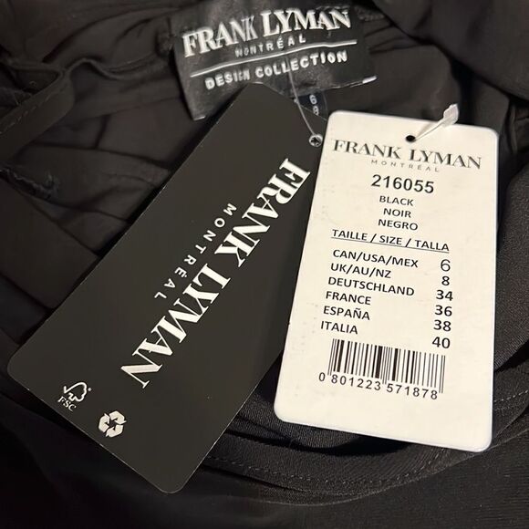 Frank Lyman Black Cowl Neck Top Size 6 NWT - Picture 10 of 11